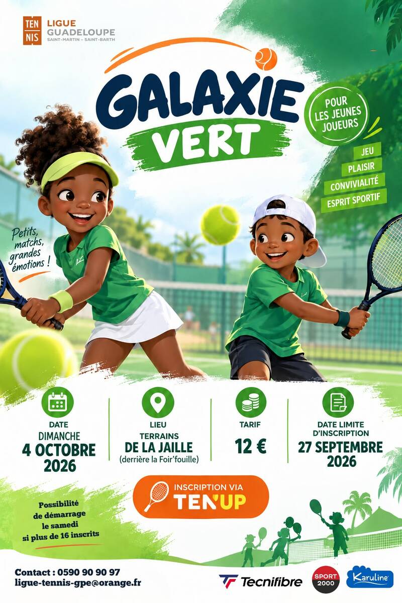 TOURNOI ENFANTS : Galaxie (vert) 2027